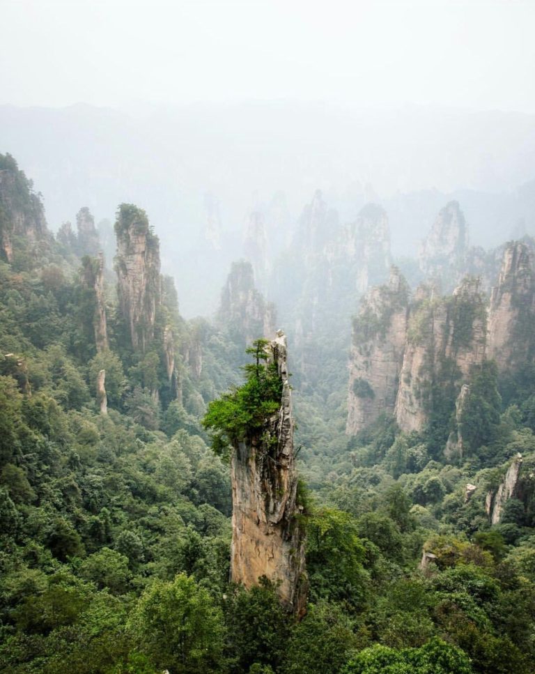 Zhangjiajie National Forest Park, home to the Avatar Hallelujah ...