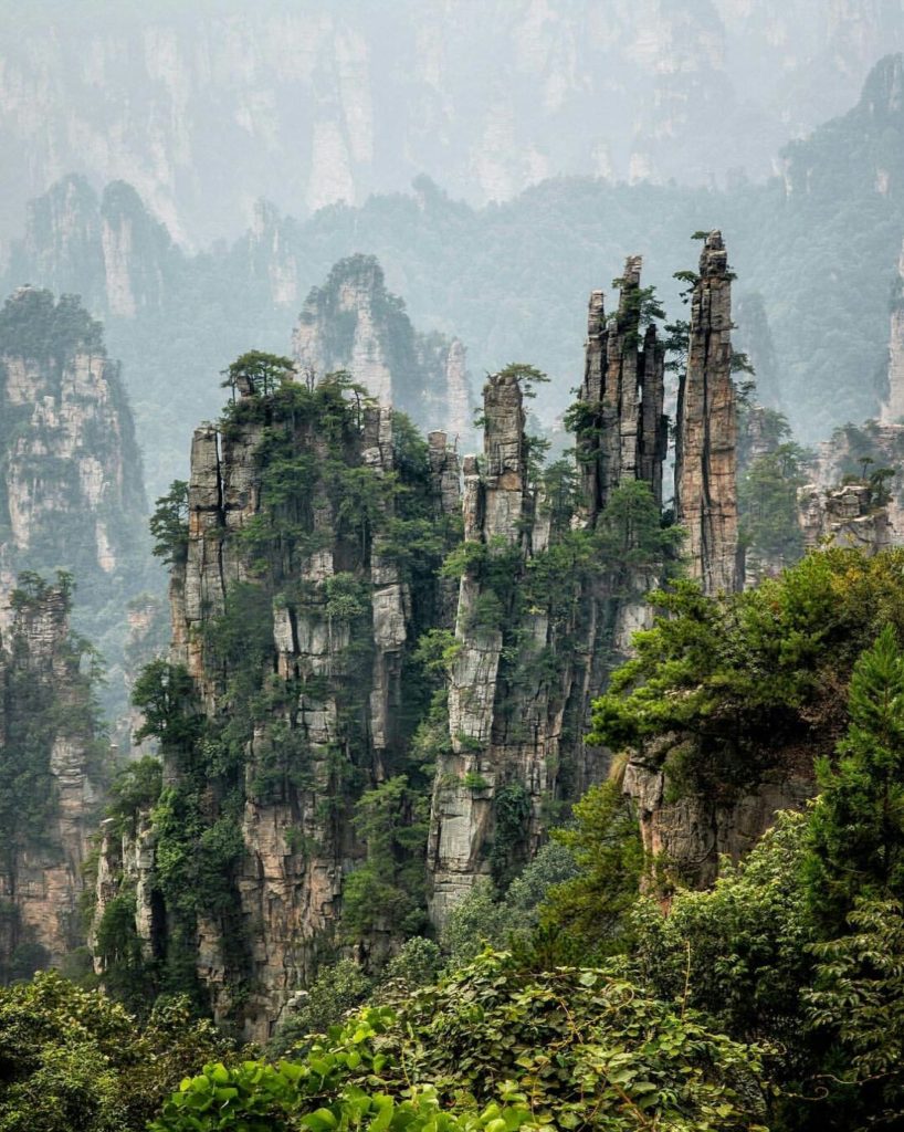 Zhangjiajie National Forest Park Home To The Avatar Hallelujah Mountain