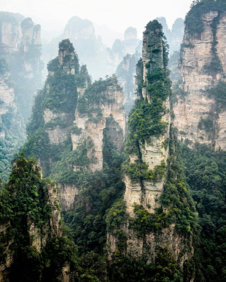 Zhangjiajie National Forest Park, home to the Avatar Hallelujah ...