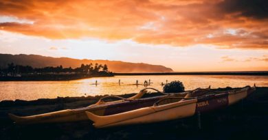 @johnmwu and oahu-sunset-kayak-paddleboarders