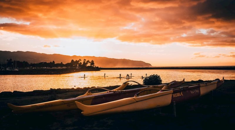 @johnmwu and oahu-sunset-kayak-paddleboarders