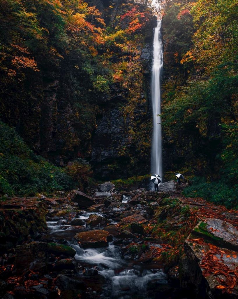 @marco_rokk and Japan waterfall