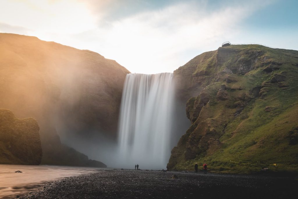 @nickheinimann.photography and Iceland waterfall