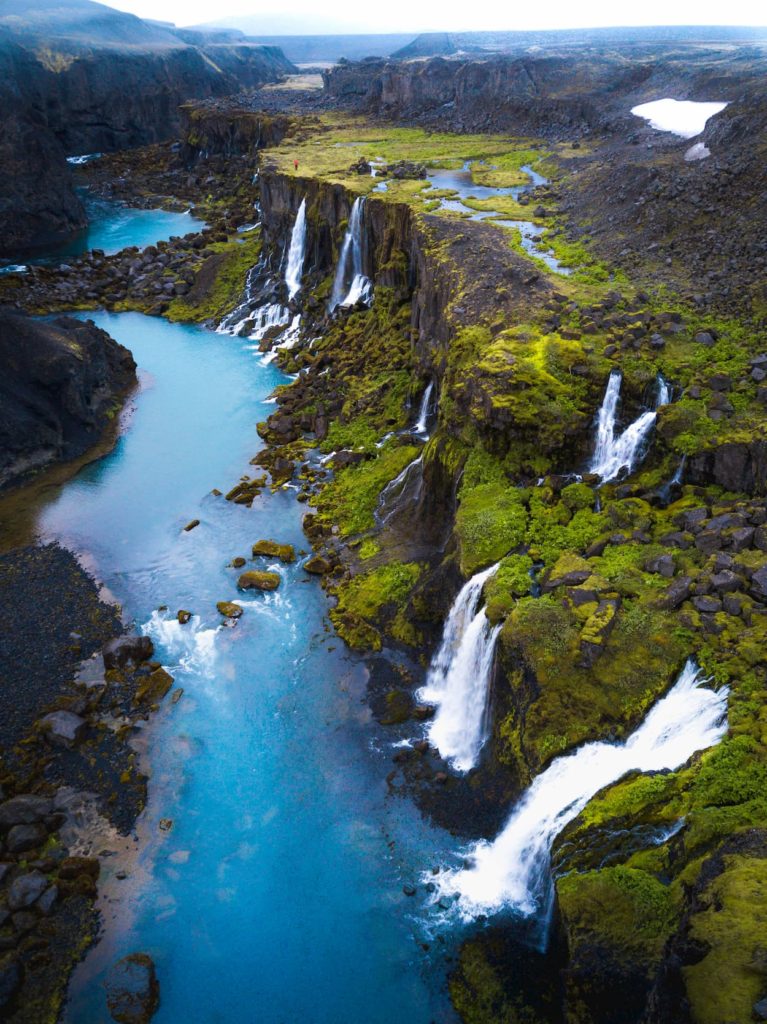 @mcgee and Iceland waterfalls