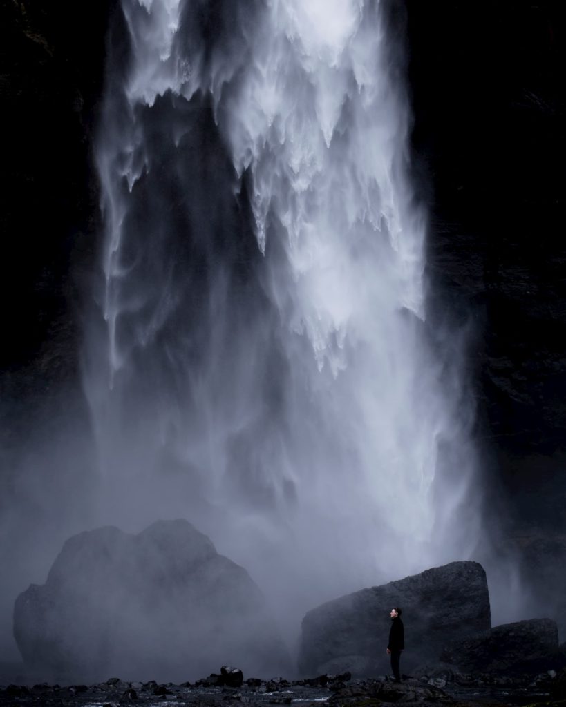@julia.pertek and Iceland waterfall