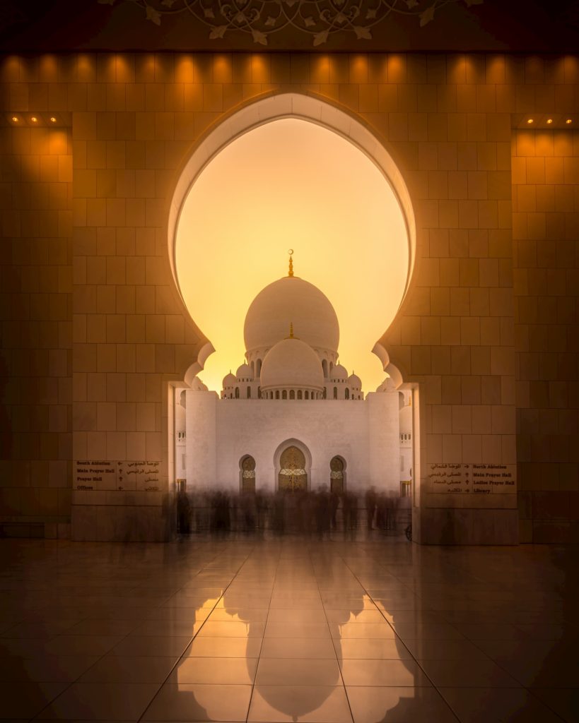 @alymov_art and The Grand Mosque Gates