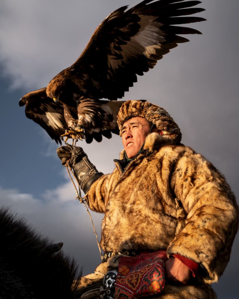 @cristoforoperrone and eagle hunter, Mongolia