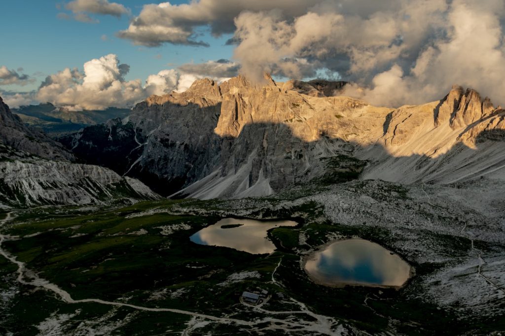 @irinamituca and Dolomites peaks, Italy