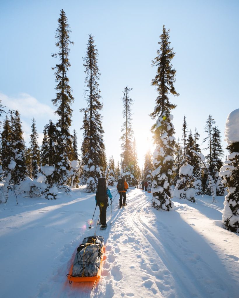 Seven fells up experience and The Magic of Light in Frozen Taiga