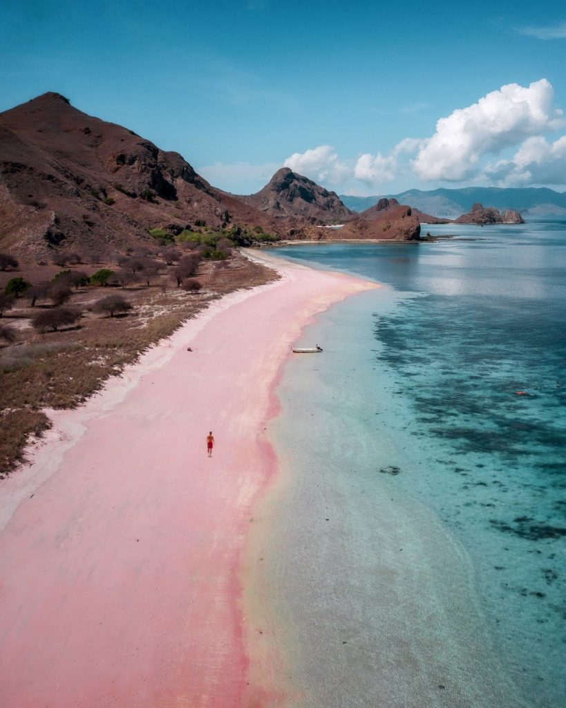 @gilangkartasasmita and pink beach