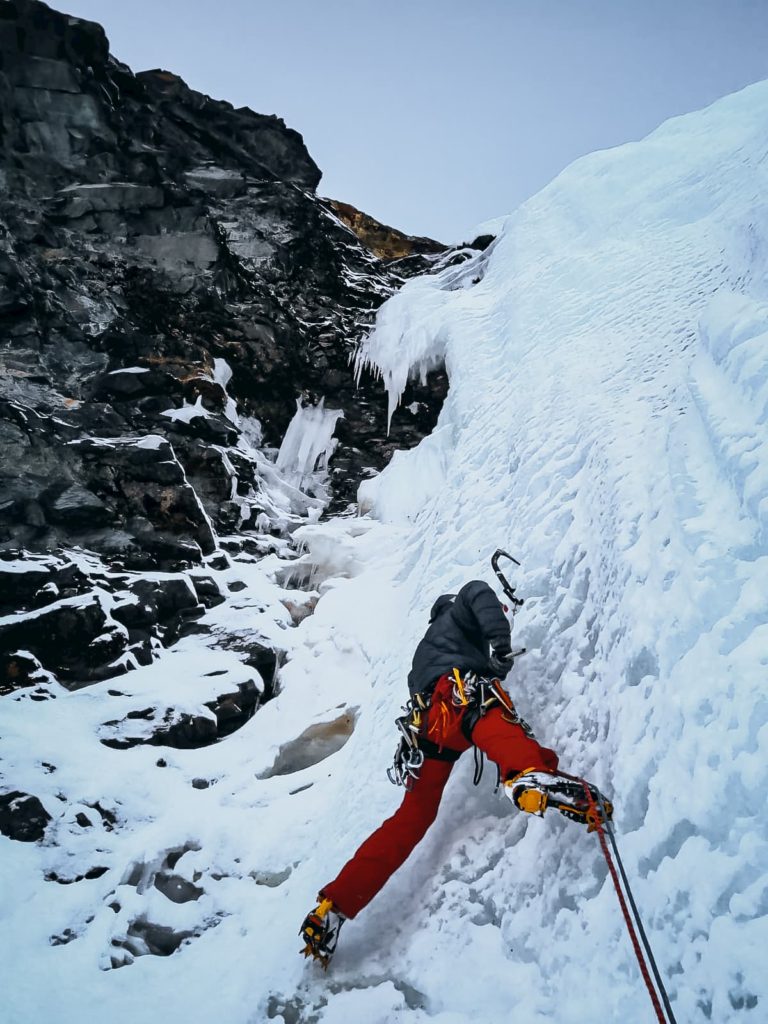 @ilynx_ and ice climbing