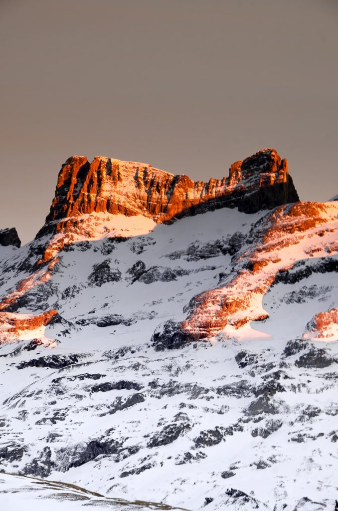 Oliver Krohn and Mountain sunset