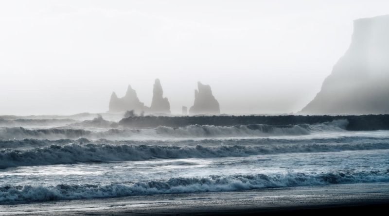 Black Sand Beach, Vik Iceland - @vengio