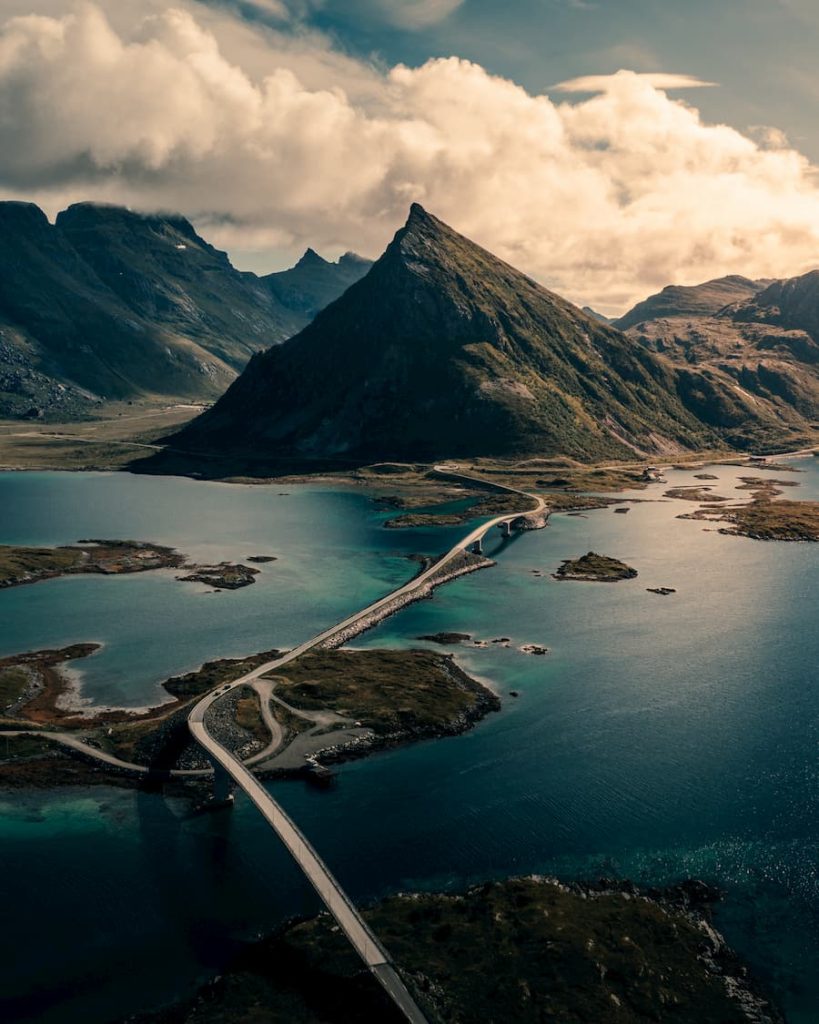 Norway, Lofoten, aerial view, @tommypson