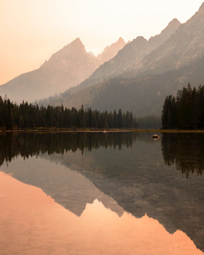 USA, Grand Teton National Park, reflection, @synchhayds