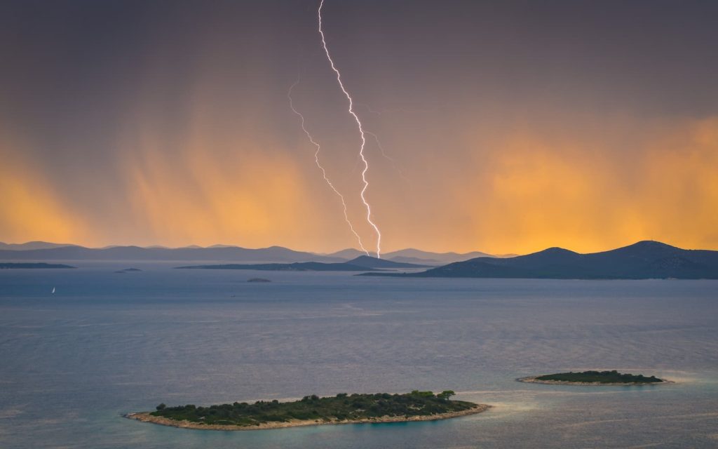 @bruno.fantulin, Lightning storm near Zadar, Croatia, Bruno Fantulin