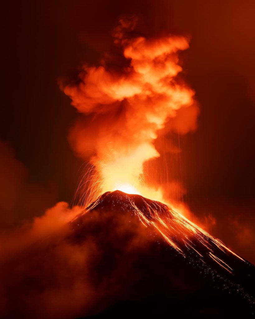 Guatemala_Fuego epic explosion @diegorizzophoto